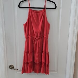 Bar III Vibrant Coral Dress